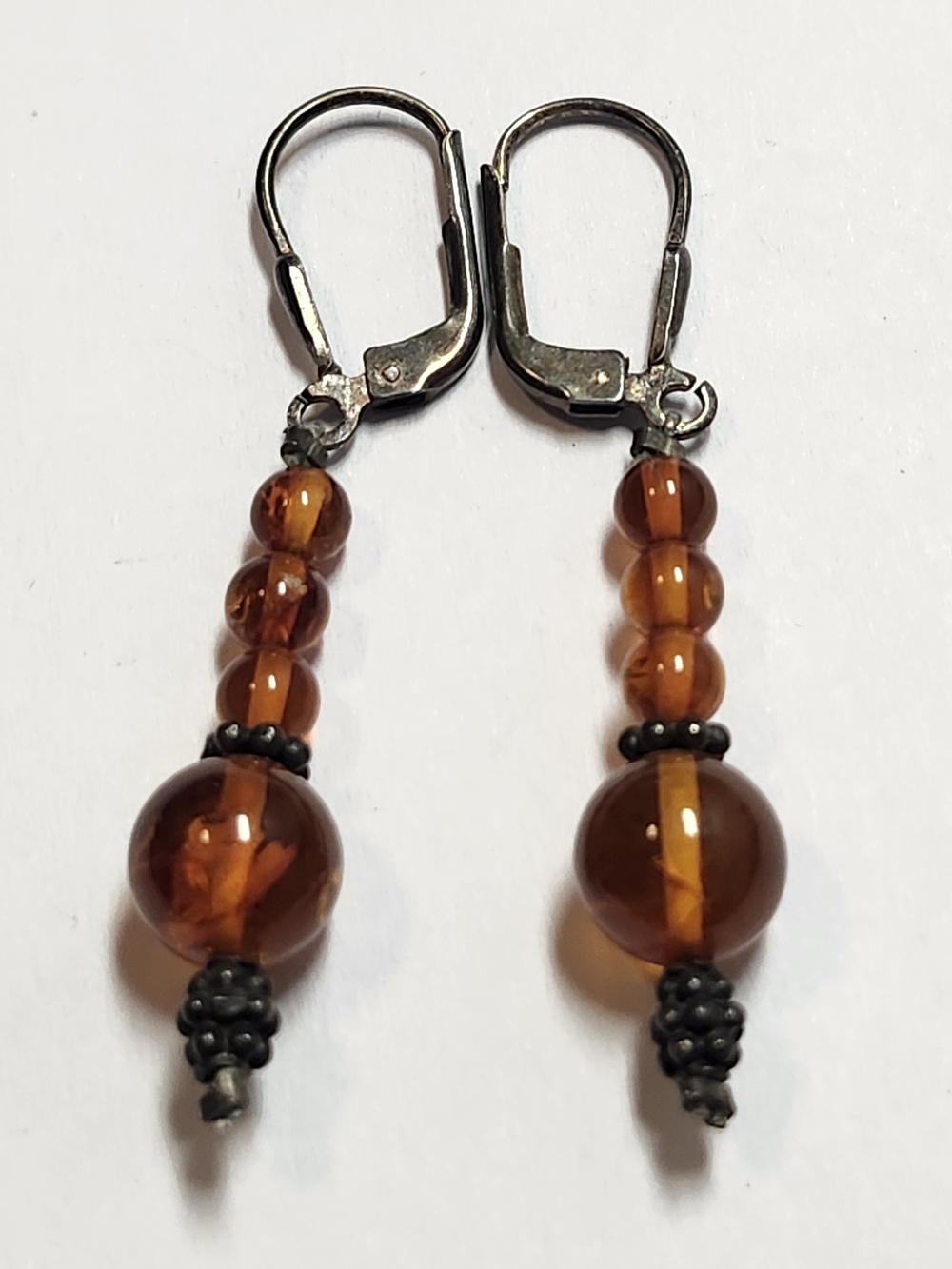 Sterling Silver Beaded Earrings